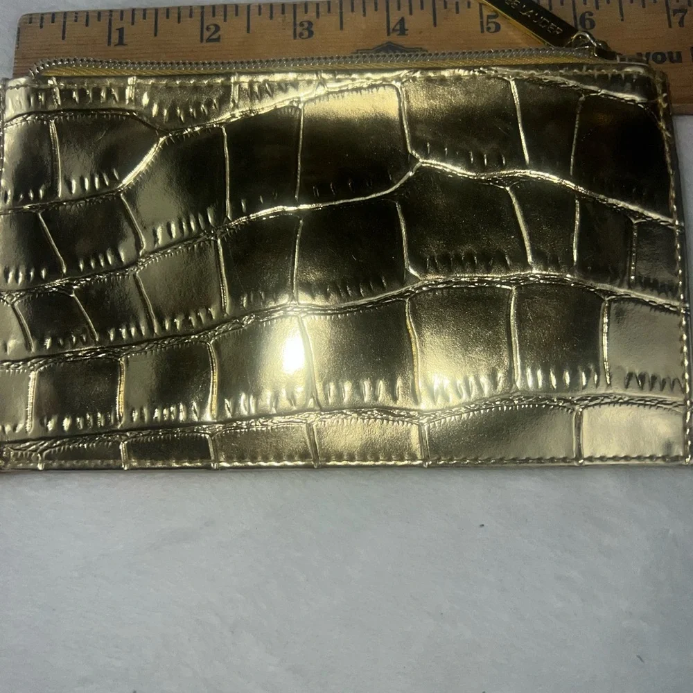 2 X Estee Lauder Makeup Bags‎ Braided New & A Snake Skin Used
